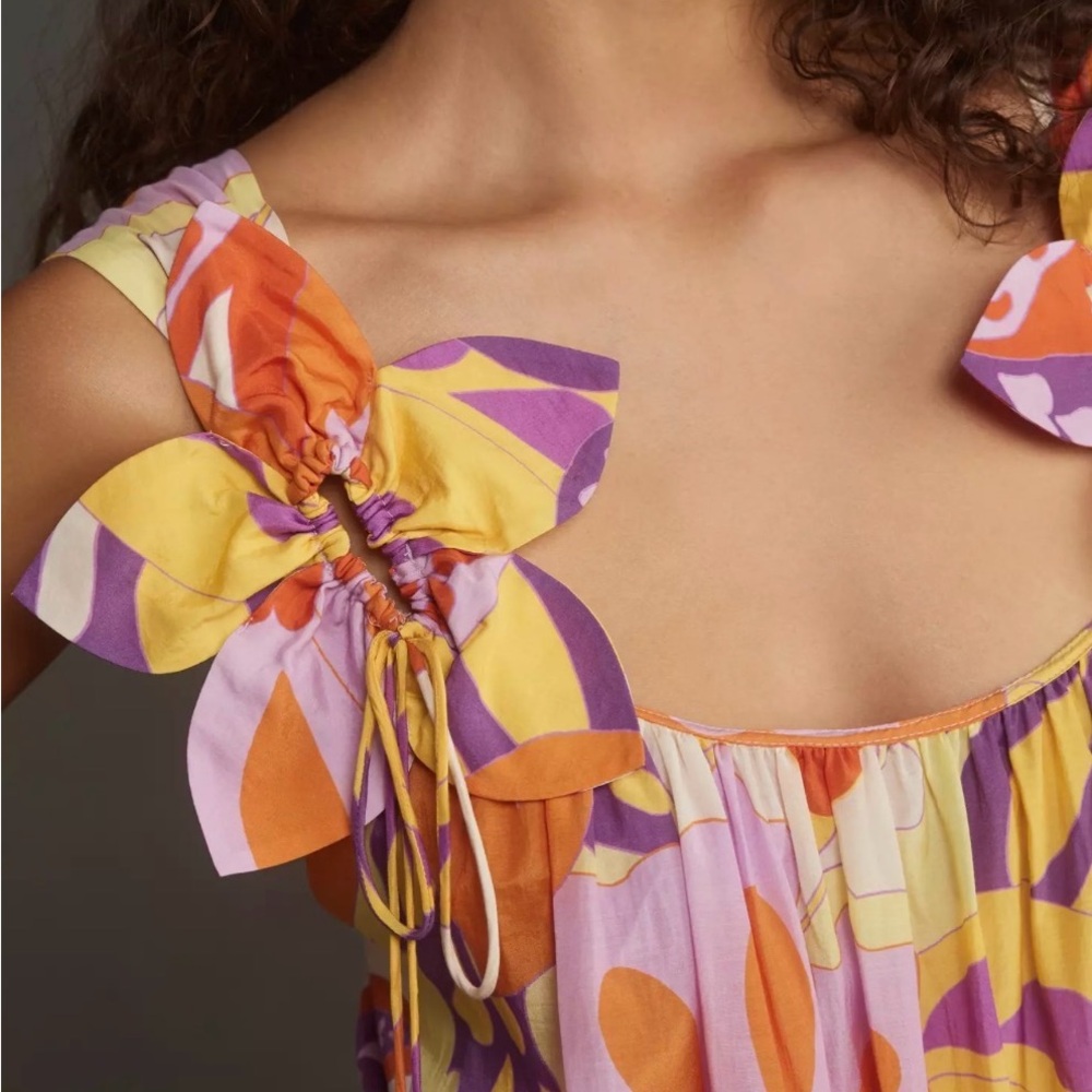NWT FARM Rio Lee Floral Sleeveless Maxi Dress - Picture 3 of 7